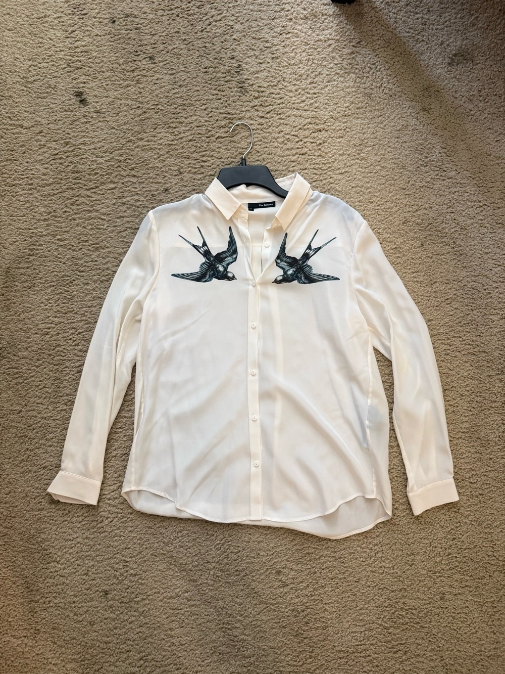 NWOT the kooples silk buttun down shirt Medium